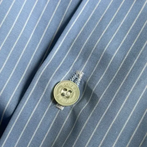 Woera signature button up pinstripe